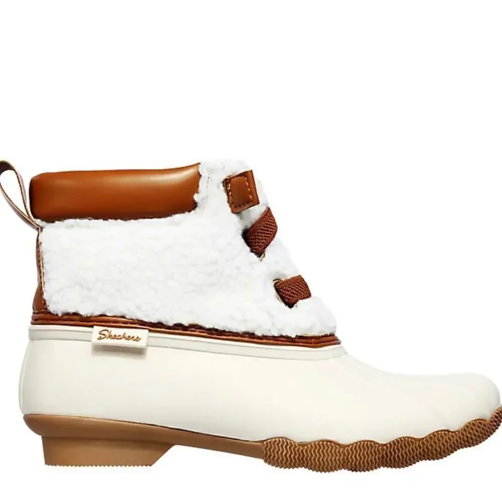 Skechers Women's Size 8 Pond Sherpa Snuggle Waterproof Duck Boots